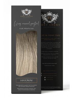 Foxy Locks Santorini Blonde Wrap Ponytail Clip In Extensions 22''